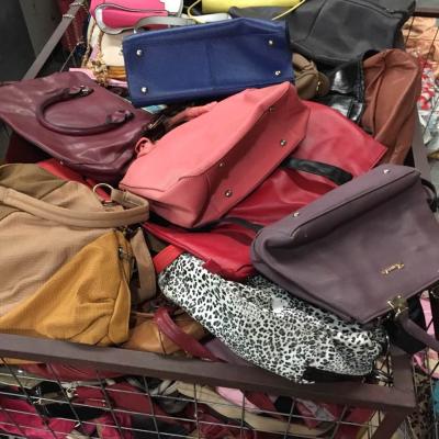 China Leather second hand used leather bags hot sale bags ladies leather bags school bags clothing bags for sale