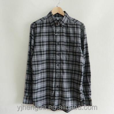 China Loose Polyester/Cotton Used Clothing Used Dress Apparel Bales Ukay Package Used Adult Long Sleeve Casual Style Flannel Shirt for sale