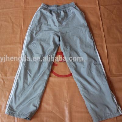 China Nylon Sports Pants Cotton Sports Pants Bulk Clothing Wholesale Used Sports Wears for sale