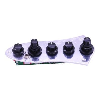 China GUITAR ELECTRIC GUITAR ACCESSORIES bass guitar iron plate control circuit volume and timber adjustment electric bass control circuit for sale