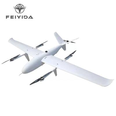 China FEIYIDA Headless Mode 5 Hours Flight Time 5kg Payload Gasoline Heavy Load Survey Fixed View Wing Vtol Uav Hybrid Drone for sale