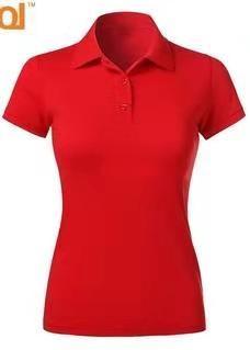 China cotton Polo t shirts short sleeve ladies for sale