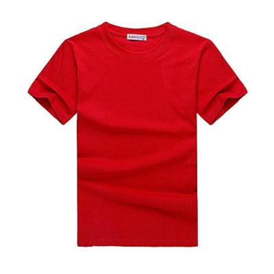 China cotton  tshirts  short sleeve Blank  T shirts safty t shirtsr soft breathable t shirts mens print able logo print red for sale