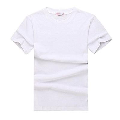 China cotton  tshirts  short sleeve Blank  T shirts safty t shirtsr soft breathable t shirts mens print able logo print white for sale