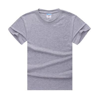 China cotton  tshirts  short sleeve Blank  T shirts safty t shirtsr soft breathable t shirts mens print able logo print grey for sale