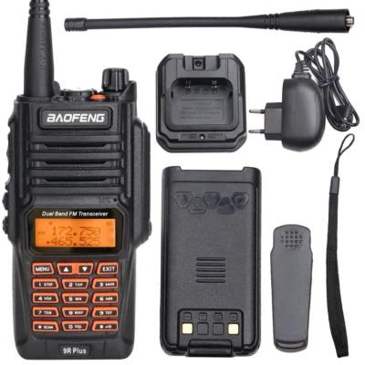 China Hot selling BAOFENG UV-9R waterproof Radio dust-proof ham two way radio FM baofeng uv9r interphone handheld walkie talkie 117*52*33mm for sale