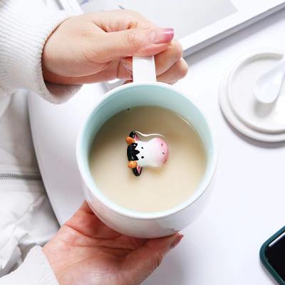 China Three-dimensional mug of the new sustainable design cute animal creative water for sale