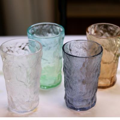 China Viable simple and colorful ice plaid drink cup for drinking for sale