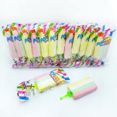 China Camouflage Normal Stick Multicolor Fruity Ice Cream Marshmallow for sale