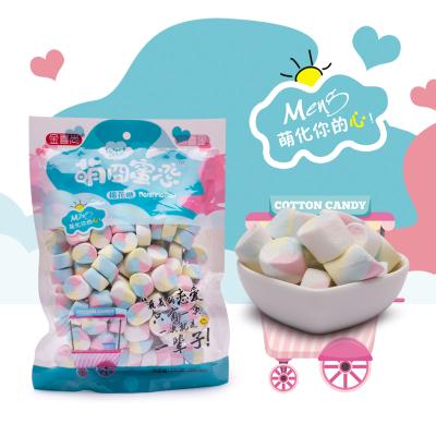 China Natural Halal Marshmallow Delicious Color Twisted Rotating Multicolor Marshmallow for sale