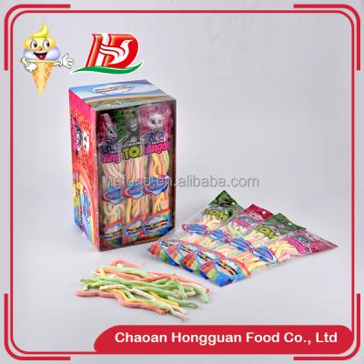 China 2016 Popular Natural Noodle Shape Colorful Marshmallow Kids Halal Sweets for sale