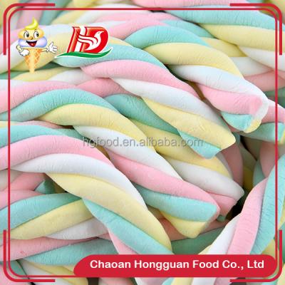 China 2016 New Natural Item Twist Fruit Jelly Colorful Chew Marshmallow Assorted Candy for sale