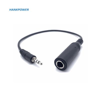 China Car Audio 6.35 Microphone Headphone Cable 6.35mm Female To 3.5mm Male Cable For Electric Piano Guitar Conversion for sale