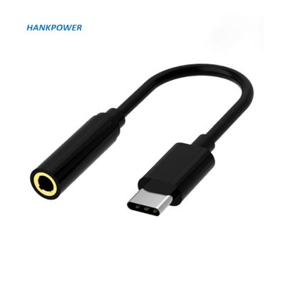 China Car Type C to aux audio cable. 3.5mm Earphone Port Adapter Cable USB-C Converter Mobile Phone Adapter for sale