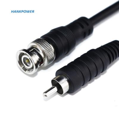 China Car BNC Male To RCA Male Video Monitoring Accessories BNC Connection To AV Jumper Cable for sale