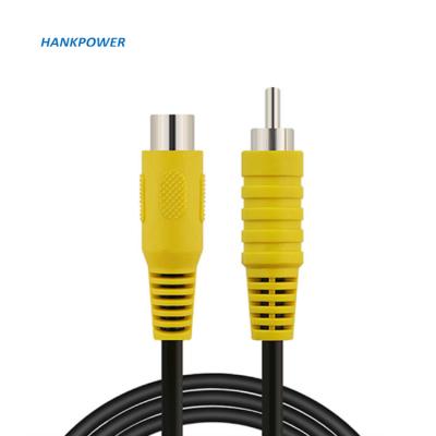 China Car AV Extension Line RCA Male To Female Connector Audio Video Cable For Projection Over DVD TV Set for sale