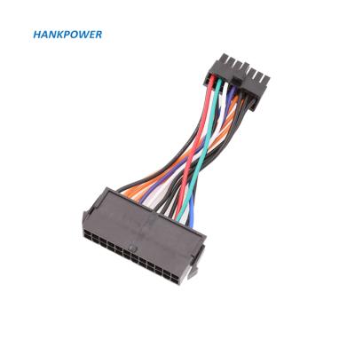 China Computer 18AWG 24pin 14pin to ATX 24 Pin To 14 Pin Adapter Cable For Lenovo Dell Motherboard for sale