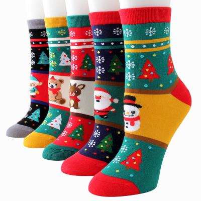 China Cheap And Practical Antibacterial Christmas Socks Men Christmas Socks Women for sale