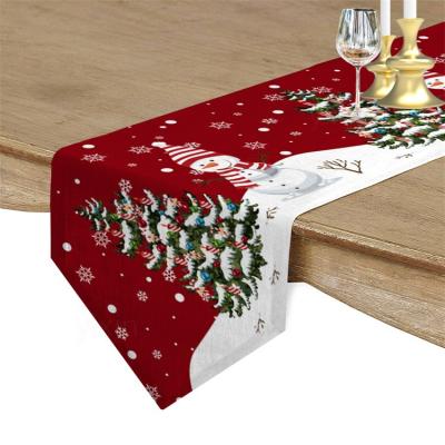 China European waterproof Christmas simple table flag living room cloth dining table mat tea table cover TV cabinet cover customization for sale