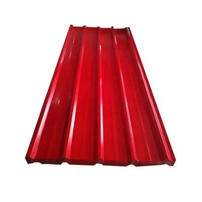 China Roof TR4 TR5 TR6 color coated galvanized corrugated sheets prepainted ppgi scale roofing for Peru for sale