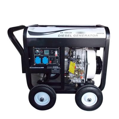 China Inexpensive durable diesel generator IF7500E single phase diesel 6kw 7.5kva for sale