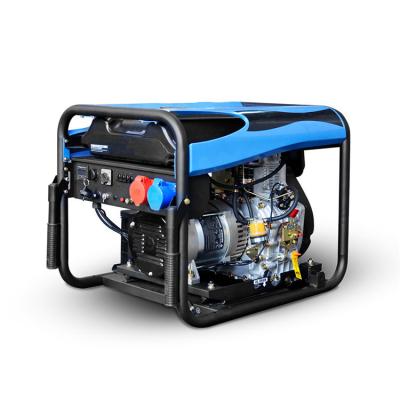 China Small Generator Supply Cheap Customized Electric Power Single Phase 6kw Gasoline Electric Generator for sale