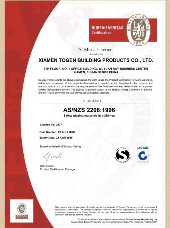 ASC - Xiamen Togen Building Products Co., Ltd.