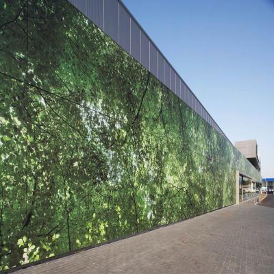 China Decorative Glass Large Scale Digital Printed Ceramic Frit Glass For Facade Cladding for sale