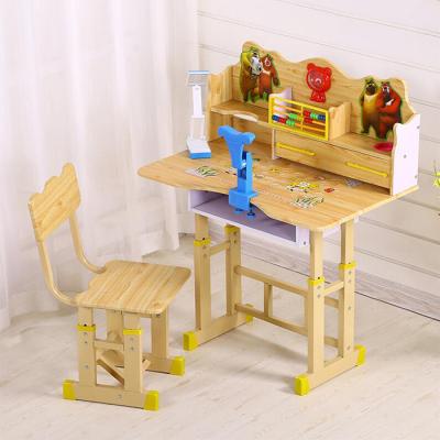 China Family Kids Room Toddler Study Table And Chair Set With Storage 34x30x64cm for sale