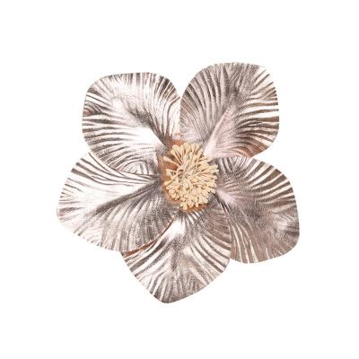 China Large Soft High Quality Flower Clip Hair Accessories Flower Hair Barrette For Women Ladies for sale