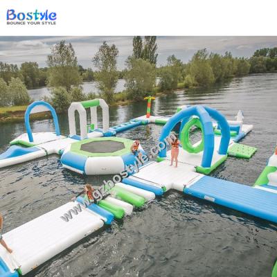 China Popular PVC Inflatable Floating Water Park Equipment Giant Inflatable Water Games for sale