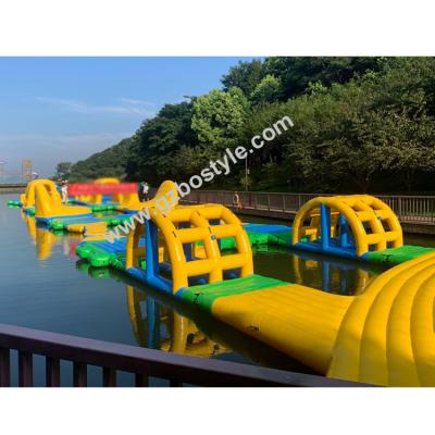 China Best PVC Tarpaulin Inflatable Water Park Aqua Fun Park Inflatable Water Park for sale