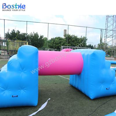 China PVC Bostyle Inflatable Water Play Equipment Single-Board Bridge For Water Park for sale