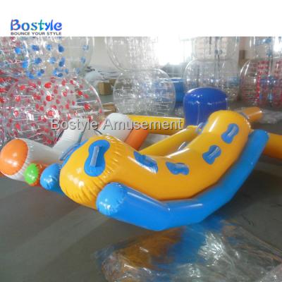 China Crazy Floating Water Entertainment Water Sports Inflatable Games Water Equipment Inflatable Seesaw for sale