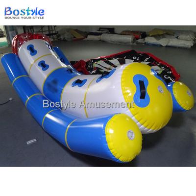 China 0.9mm PVC Hot Selling Inflatable Water Totter Water Sport Inflatable Games Inflatable Seesaw for sale