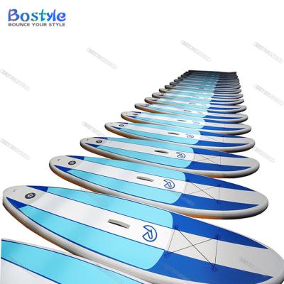 China Manufacturer Custom Double Layer Fusion Rack Up Paddle Board Inflatable Wholesale 3.05*0.76*0.15m Or Customized for sale