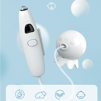 China 2022 New Arrival Baby Nasal Inhaler Nose Cleaner Rechargeable Automatic Newborn Baby Nasal Aspirator Rechargeable For Home Use 140x105x140mm for sale