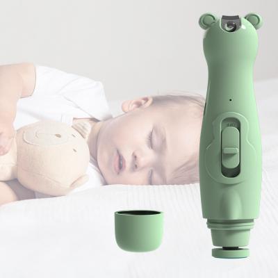 China Sleepy Safe Rechargeable LED Nail Cutter Rechargeable Baby Nail Cutter Automatic Nail Grinder For Baby 145*32*33mm for sale