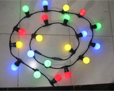 China Holiday lighting E27, IP44 lamp cable,500 mm spacing, 50 m per piece Led decorative lighting for sale