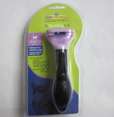 China 1.75'' size long and short hair new deshedding tool edge for small cat for sale