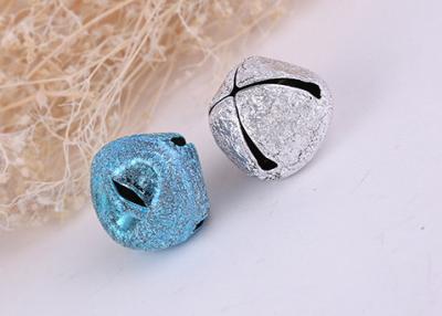 China wrinkle dull polish silver jingle bells for holiday or toy DIY decoration for sale