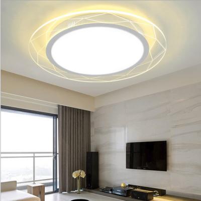 China Ultra-thin New Modern Minimalist Acrylic Round Flowers LED Ceiling Lights for sale