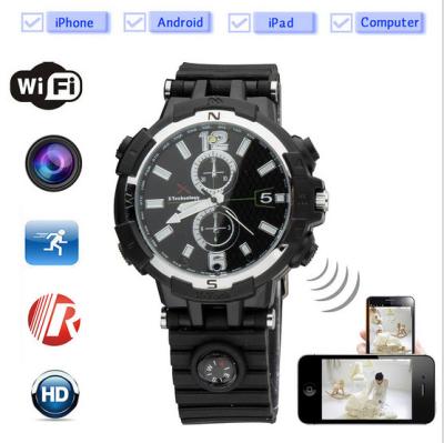 China black color smartwatch e-watch for iphone and android withe wifi , camera,video for sale