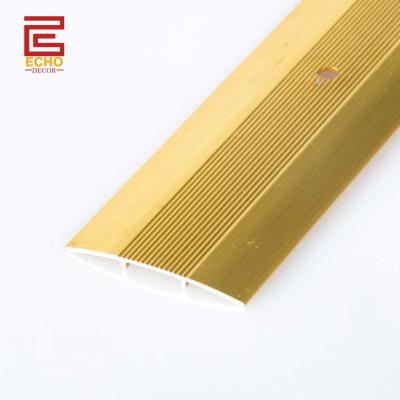 China Floor Wide Metal Threshold Strip Anti Slip Laminate Wood Flooring Transition Strip 45mm for sale