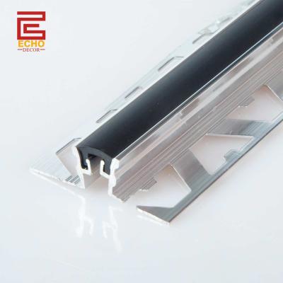 China Cintas de transición para pisos de aluminio Cintas de expansión de azulejos de hormigón para pisos en venta