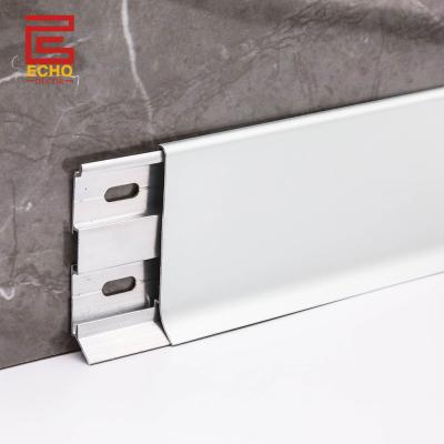 China Interior 80mm Skirting Board Profile White Skirting Edging Trim for sale