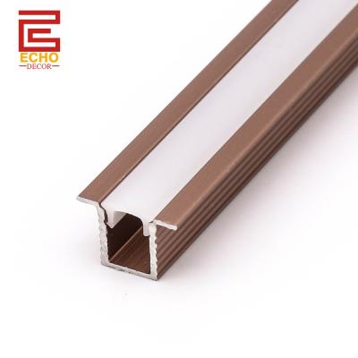 China Slim LED Strip Plasterboard Profile 2m Aluminium LED Strip Cover for sale