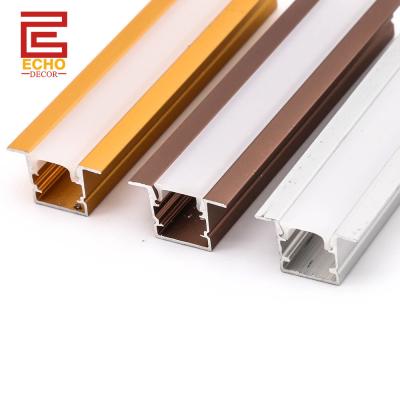 China Flexible eingebettete LED-Profile Aluminium-LED-Beleuchtungsprofil zu verkaufen