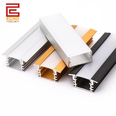 China Residential Aluminium LED Extrusion Concealed LED Cove Lighting Profile 2m for sale