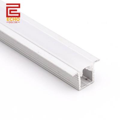 China Waterproof LED Lighting Track Slim Aluminium U Profile Channel 20mm for sale